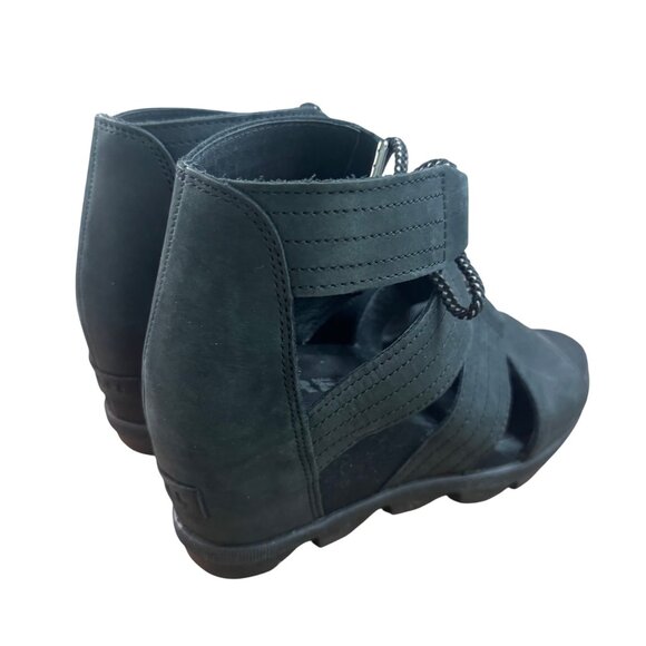 Sorel Womens Size 8 Black Gladiator-Style Sandals With Lace-Up Detail & Open Toe - Picture 6 of 14